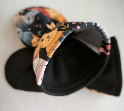 Dívčí softshellové podzimní rukavice Kočičky — foto 3