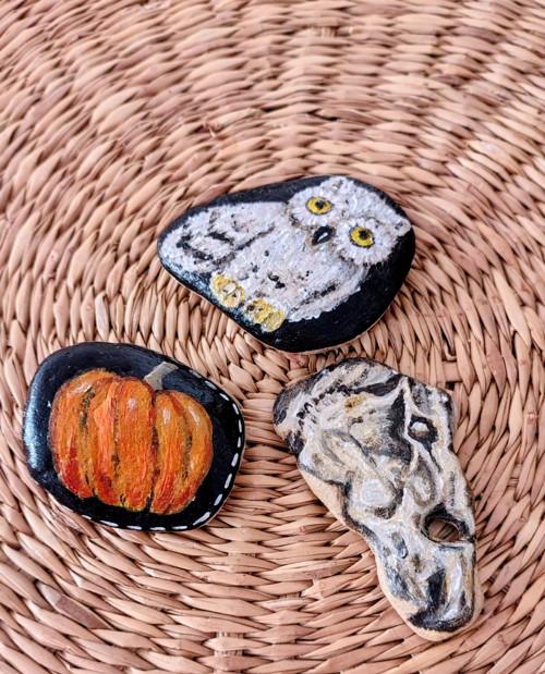 Halloween - sada kamínků — foto 3