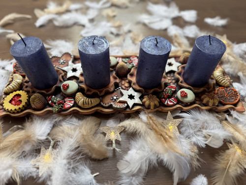Adventní svícen s vůní cukroví… — foto 4