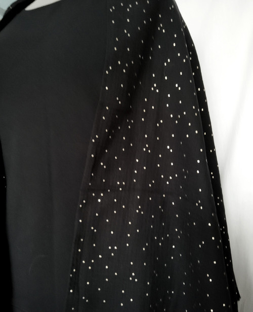 Halenka LUNA BLACK - GOLD — foto 3