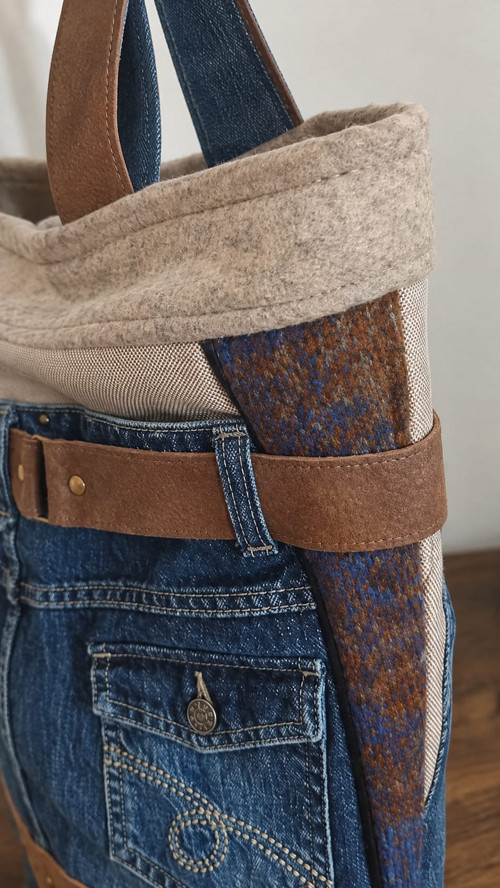 Ántré- Maxi Denimová kabela " Carryall " — foto 4