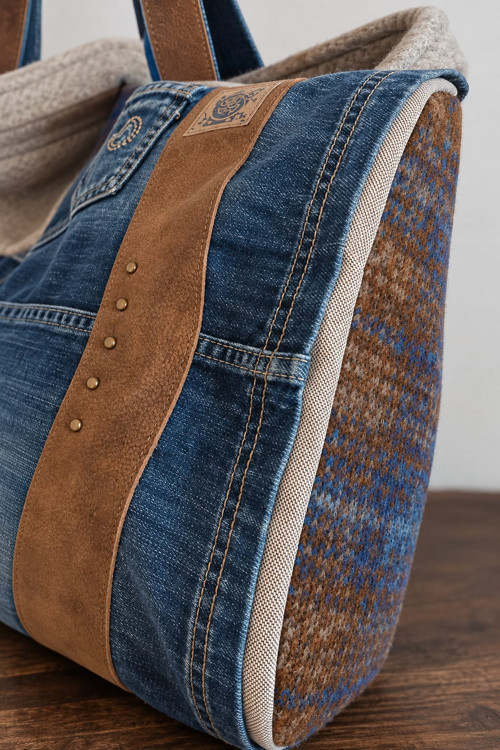 Ántré- Maxi Denimová kabela " Carryall " — foto 5