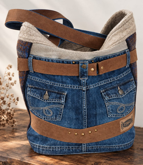 Ántré- Maxi Denimová kabela " Carryall " — foto 6