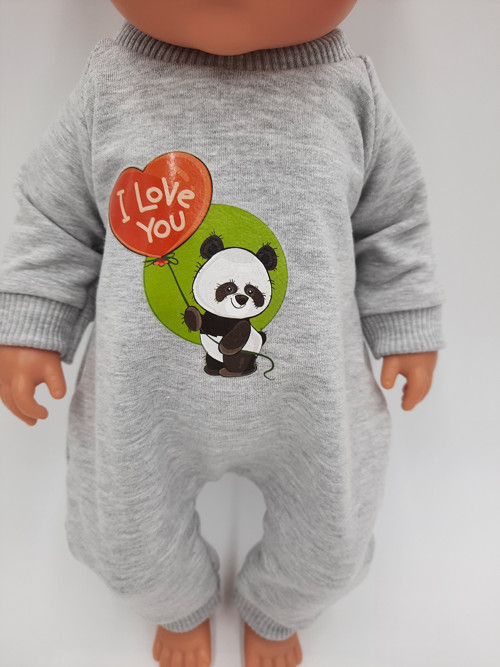 Overal Panda pro Baby Born 43cm — foto 2