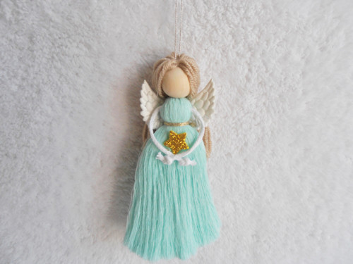 4 x macramé andílek — foto 2