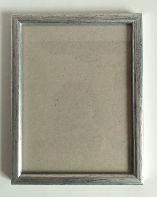Dřevěný rámeček - stříbrný — foto 2