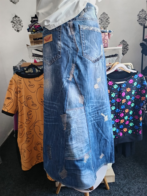 Maxi denimovka — foto 4