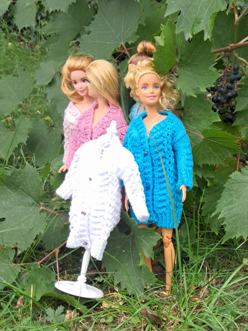 Kabátek pro Barbie, Barbie baculky apod. — foto 3