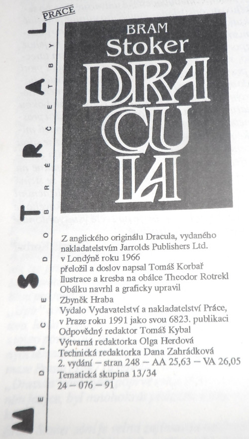 Bram Stoker: DRACULA, 1991 — foto 4