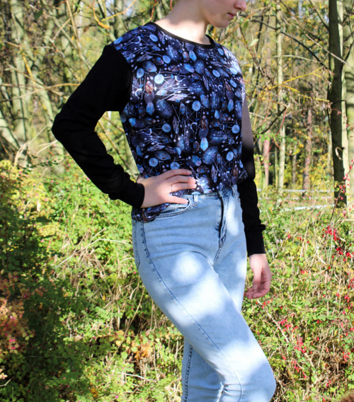 CROP mikina....makovice, XS/S — foto 2