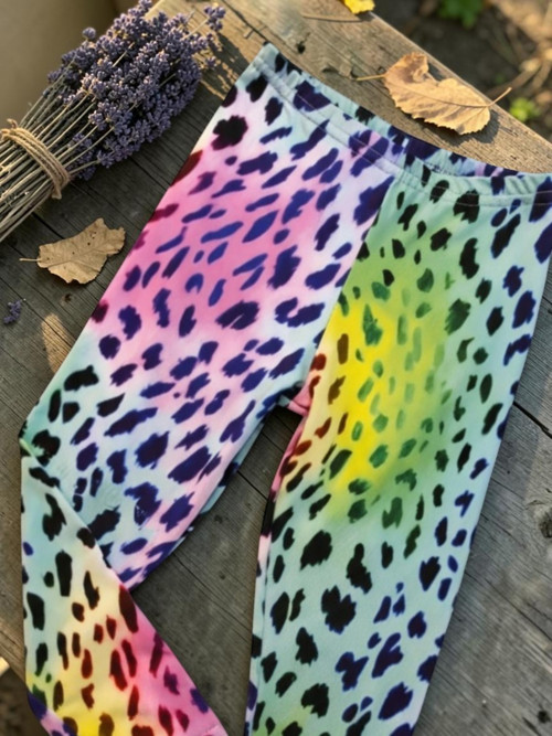 Dětské legíny leopard viskoza 98 — foto 2