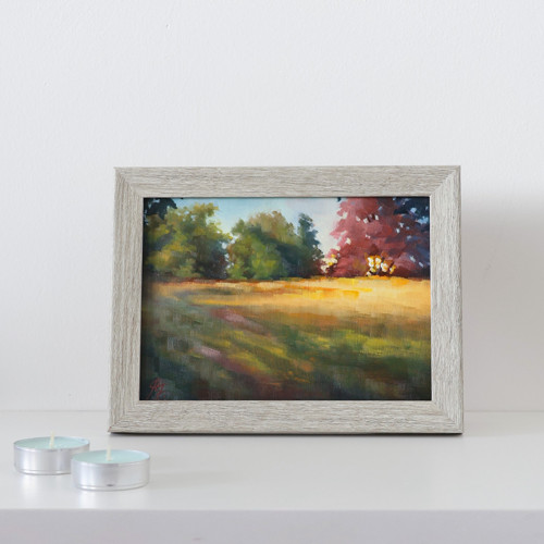 Studie krajiny č. 11 | 18×13cm | obraz, olejomalba — foto 3