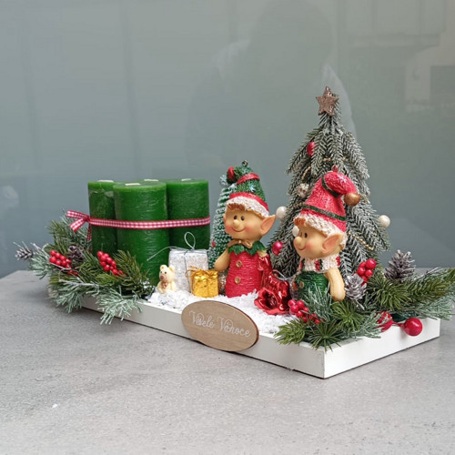Adventní svícen Elfové — foto 6