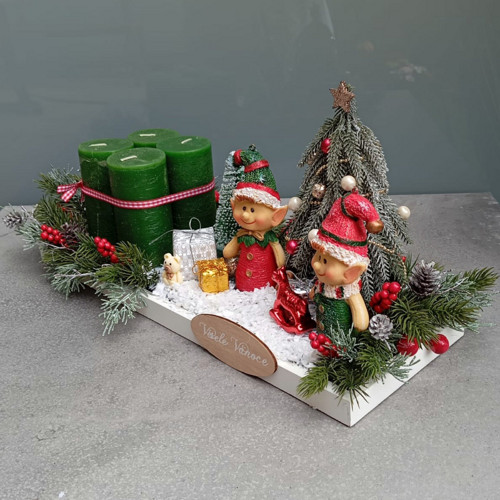 Adventní svícen Elfové — foto 5