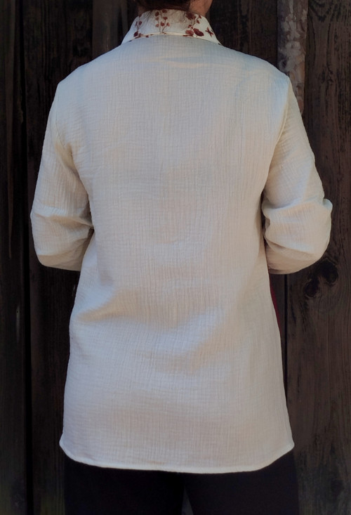 Barevná košile - Smetanová vel.M-XL — foto 4