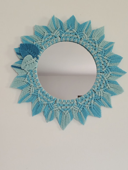 Macramé zrcadlo — foto 2