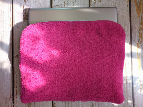 Obal na notebook TEDDY - tmavě růžová — foto 2
