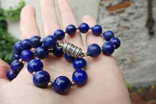 Před setměním...náhrdelník z lapisu lazuli — foto 4