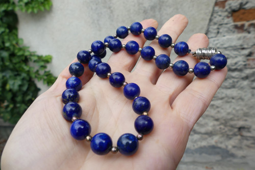 Před setměním...náhrdelník z lapisu lazuli — foto 2