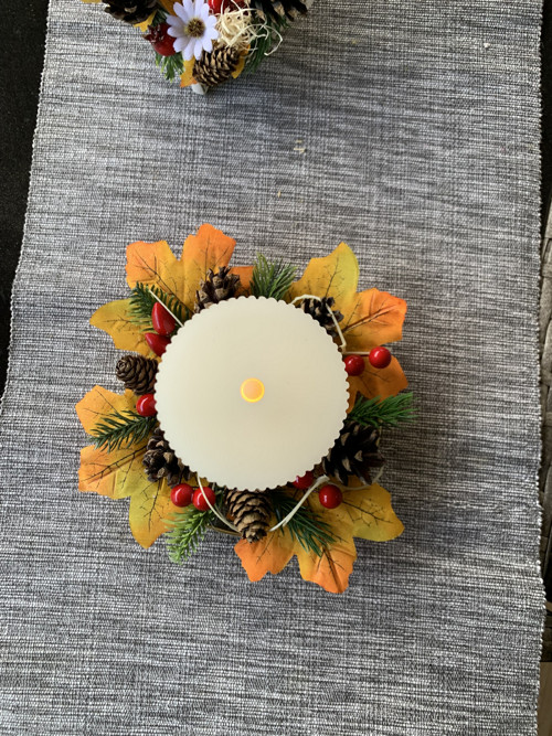Podzimní svícen LED — foto 3