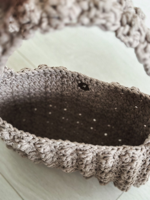 Háčkovaná kabelka mini poppy — foto 4