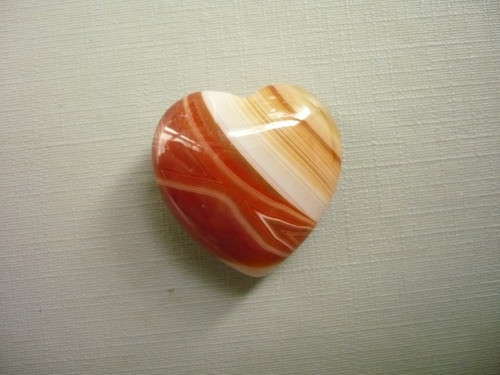 Nevrt. srdíčko 25 mm - sardonyx, č.25f — foto 2