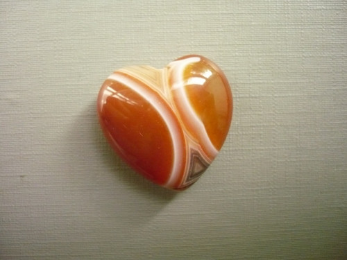 Nevrt. srdíčko 25 mm - sardonyx, č.40f — foto 2