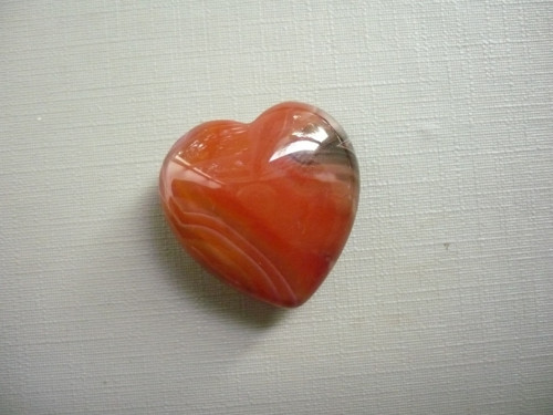 Nevrt. srdíčko 25 mm - sardonyx, č.60f — foto 2
