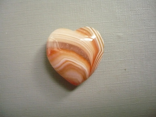 Nevrt. srdíčko 25 mm - sardonyx, č.66f — foto 2