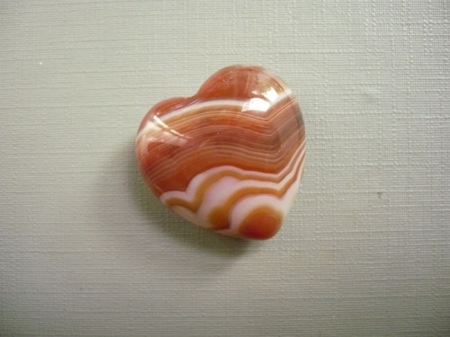 Nevrt. srdíčko 25 mm - sardonyx, č.67f — foto 2