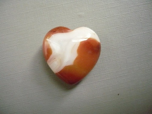 Nevrt. srdíčko 25 mm - sardonyx, č.73f — foto 2