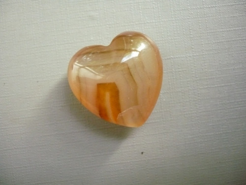 Nevrt. srdíčko 25 mm - sardonyx, č.78f — foto 2