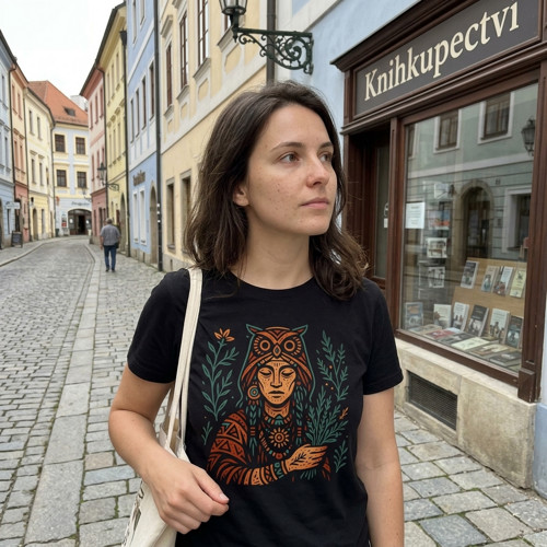 Tričko s bylinkářkou | 100% bavlna — foto 2