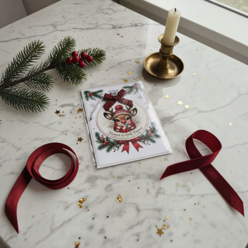Vánoční ozdobička se srnečkem — foto 2