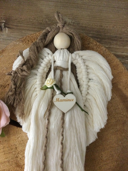 Macramé andělka v boho stylu - MAMINCE. — foto 2