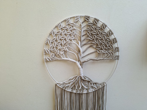 Strom života macramé průměr kruhu 60cm — foto 4