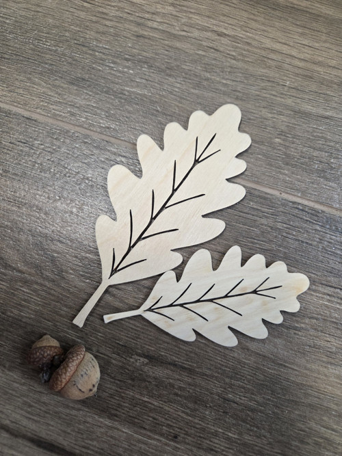 Dubové listy (11 x 5 cm) — foto 6