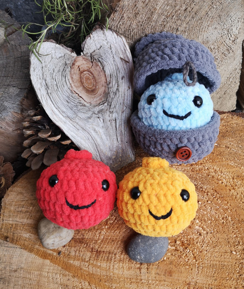 Knedlíček - Dumpling squishy - s obalem - sada — foto 2