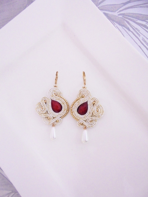 Soutache náušnice — foto 2