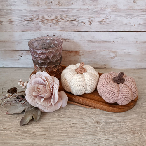 Dýně háčkovaná - smetanová větší — foto 2