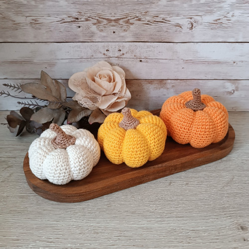 Dýně háčkovaná - oranžová — foto 2