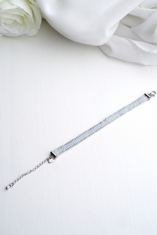 Náramek "Elegant Blue Silver" — foto 4