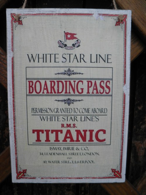 Vintage cedulka "TITANIC I" — foto 6