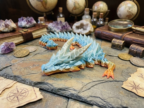 Drak ostnatý - 42cm - 3D tisk — foto 3