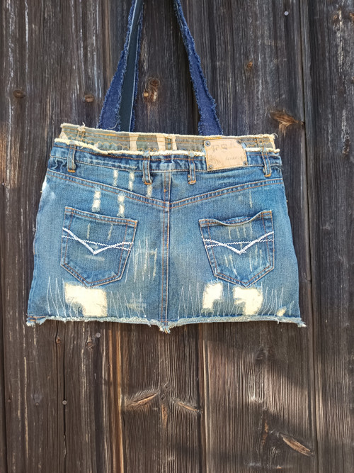 Denim army taška — foto 4