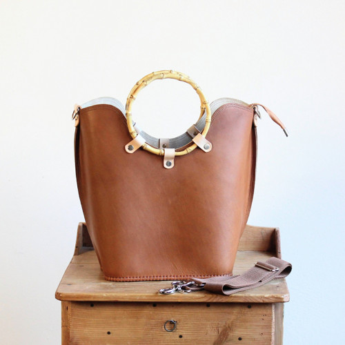 Leather handbag *Brandy* — foto 3