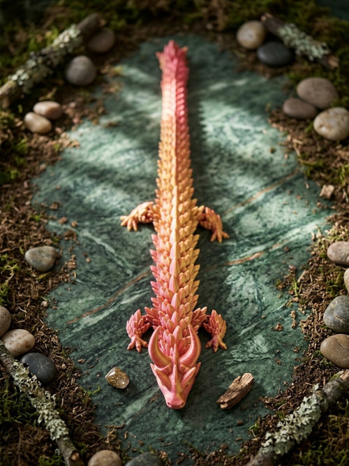 Ohnivý strážce - 42cm - 3D tisk — foto 5