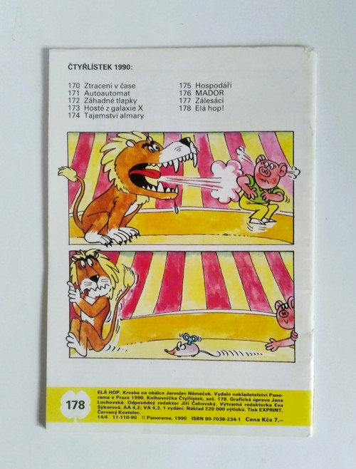 Čtyřlístek 178/1990 - Elá hop! — foto 2
