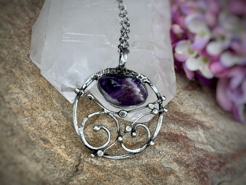 Amulet ametystový (C116) — foto 4