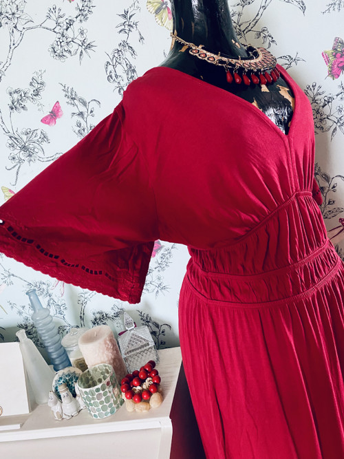 Šaty boho red — foto 4